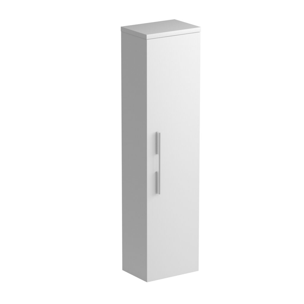 Angelo 355mm Side unit - White - Atlas Bathrooms