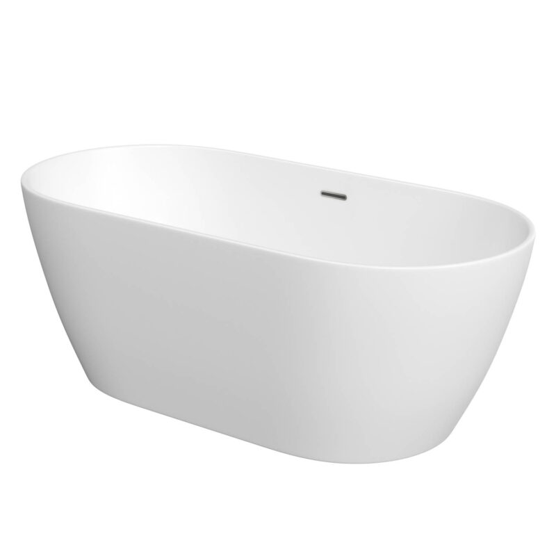 Angelo Acrylic Freestanding Bath 1700 x 800 - Atlas Bathrooms